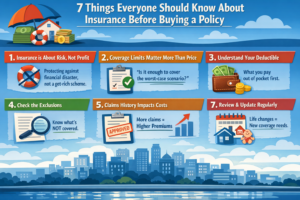 7 Things Everyone Should Know About Insurance Before Buying a Policy